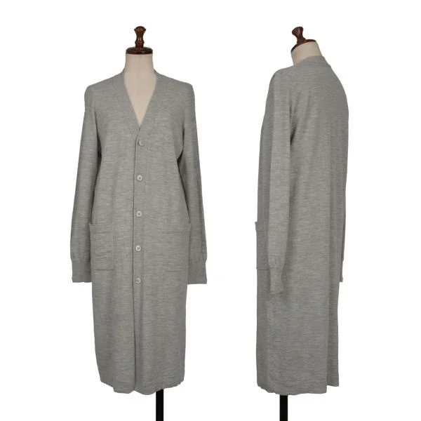 45rpm 45R Wool Long Knit Cardigan Grey 0 K-159779_001