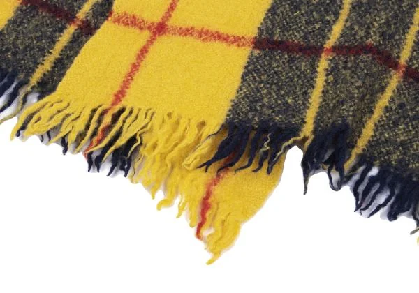 45rpm 45R Check Fringe Stole K-159783_002