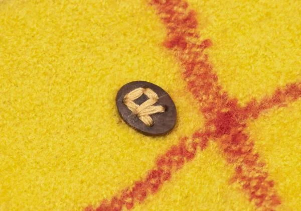 45rpm 45R Check Fringe Stole K-159783_005