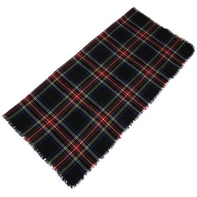 tricot COMME des GARCONS Check Fringe Stole