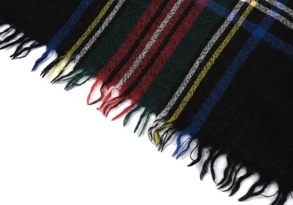 tricot COMME des GARCONS Check Fringe Stole K-159784_003