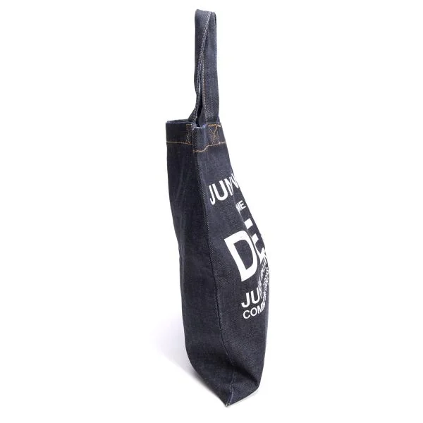 JUNYA WATANABE Logo Printed Denim Tote Bag K-159785_004