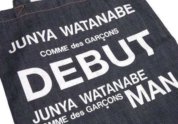 JUNYA WATANABE Logo Printed Denim Tote Bag K-159785_012