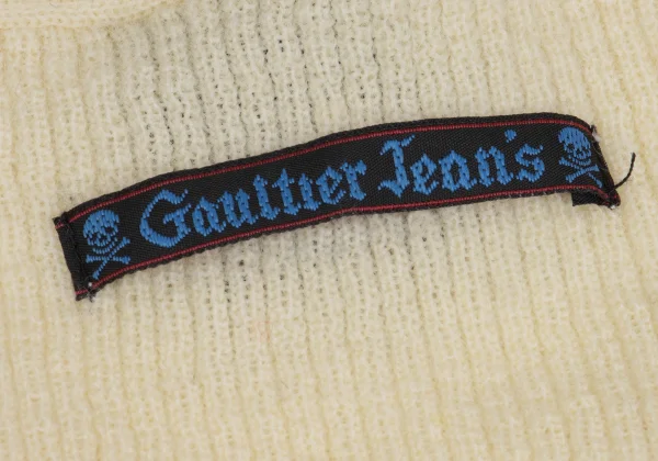 GAULTIER JEAN'S Wool Rib Knit Sweater K-159789_012