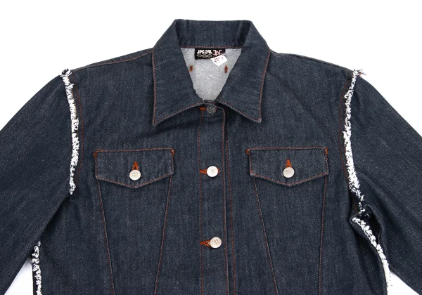Jean Paul GAULTIER PARIS Cut Off Denim Jacket K-159792_003