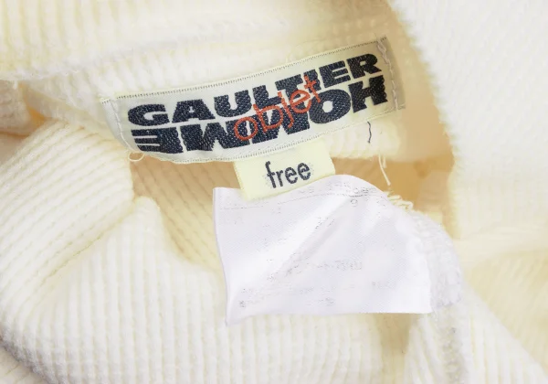 Jean Paul GAULTIER HOMME objet 1/2 Zipper Waffle Top K-159793_016