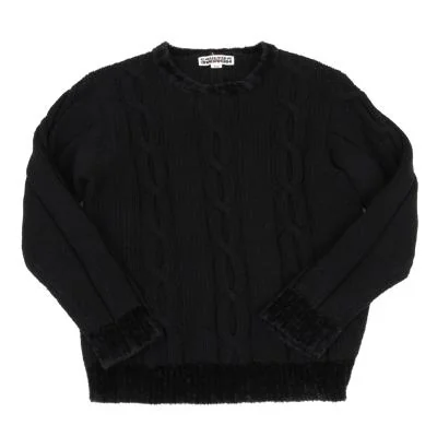 Jean Paul GAULTIER HOMME objet Cable Wool Acrylic Knit Sweater