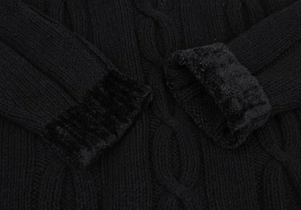 Jean Paul GAULTIER HOMME objet Cable Wool Acrylic Knit Sweater K-159794_005