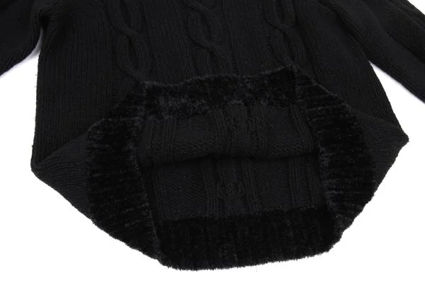 Jean Paul GAULTIER HOMME objet Cable Wool Acrylic Knit Sweater K-159794_008