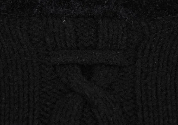 Jean Paul GAULTIER HOMME objet Cable Wool Acrylic Knit Sweater K-159794_010