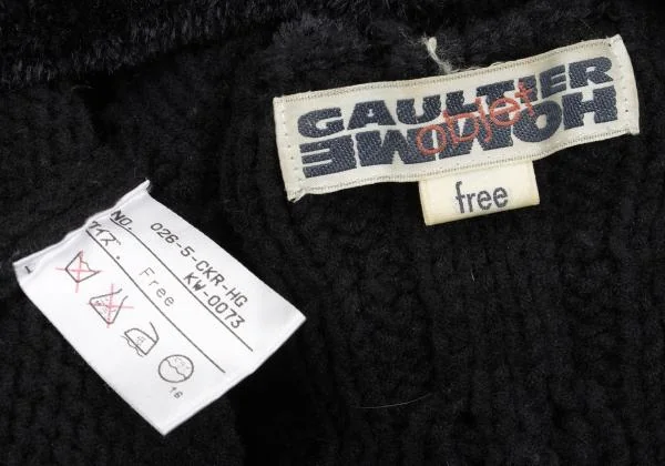 Jean Paul GAULTIER HOMME objet Cable Wool Acrylic Knit Sweater K-159794_014