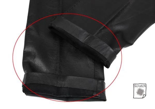Jean Paul GAULTIER HOMME objet Stitch Lamb Leather Pants K-159796_007