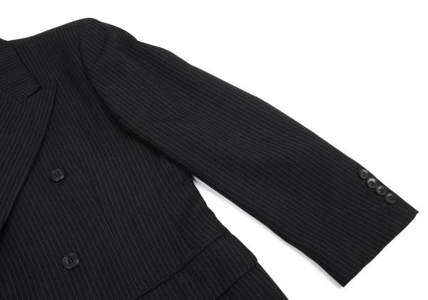 Jean Paul GAULTIER HOMME objet Wool Striped Double-breasted Jacket K-159798_006