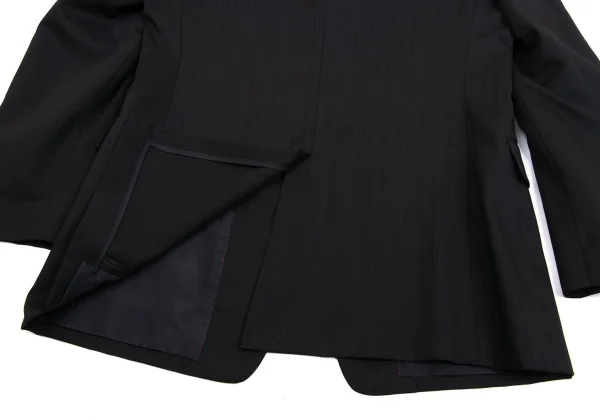 Jean Paul GAULTIER HOMME objet Wool Poly Striped Jacket K-159799_016