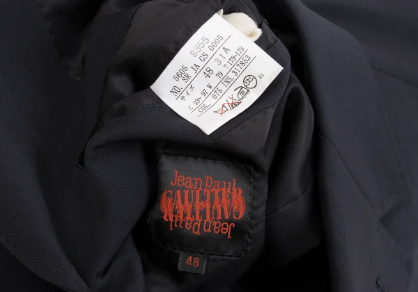 Jean Paul GAULTIER Wool Poly Stretch Jacket K-159801_017