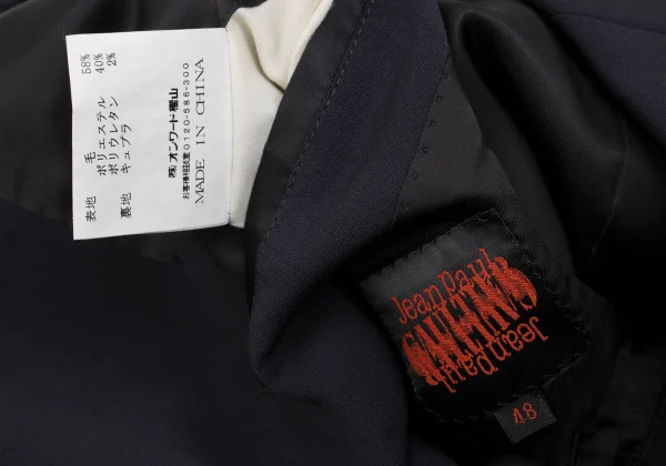 Jean Paul GAULTIER Wool Poly Stretch Jacket K-159801_018