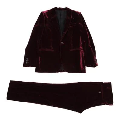 Jean Paul GAULTIER HOMME Velvet Jacket & Pants