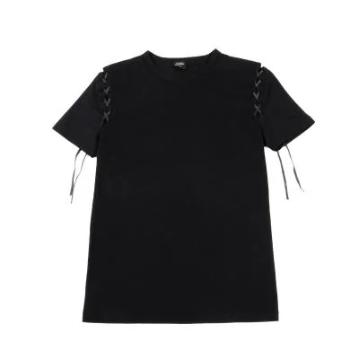 Jean Paul GAULTIER HOMME Lace-up Shoulder T-shirt