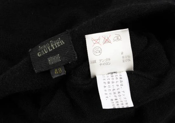 Jean Paul GAULTIER HOMME Angora Nylon Knit Sweater K-159817_014