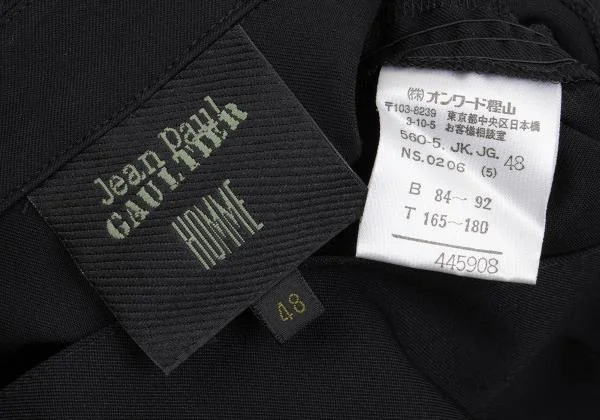 Jean Paul GAULTIER HOMME Wool Rayon Puckering Jacket K-159819_017