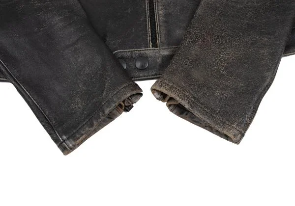 Jean Paul GAULTIER HOMME Crack Lamb Leather Racing Jacket K-159820_011