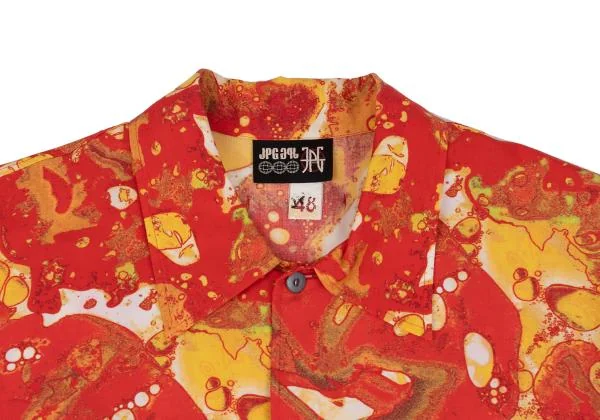Jean Paul GAULTIER PARIS Rayon Bubble Printed Short Sleeve Shirt K-159822_003