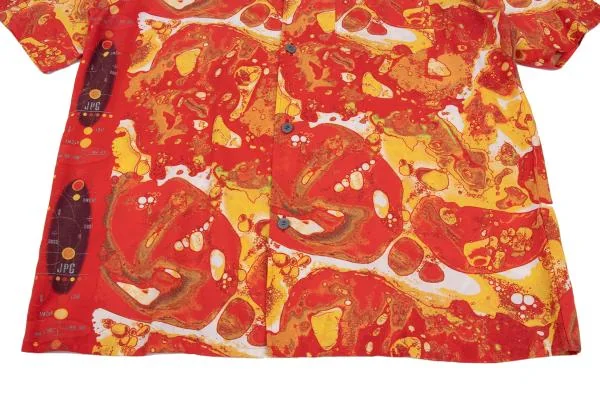 Jean Paul GAULTIER PARIS Rayon Bubble Printed Short Sleeve Shirt K-159822_007