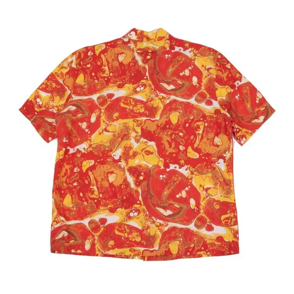 Jean Paul GAULTIER PARIS Rayon Bubble Printed Short Sleeve Shirt K-159822_010