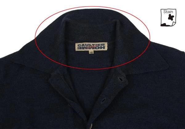 Jean Paul GAULTIER HOMME objet Wool Knit Pullover Shirt K-159823_006