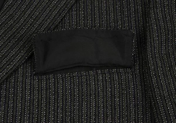COMME des GARCONS HOMME Wool Striped Weave Jacket K-159829_005