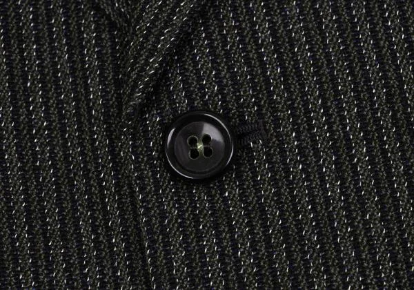 COMME des GARCONS HOMME Wool Striped Weave Jacket K-159829_006