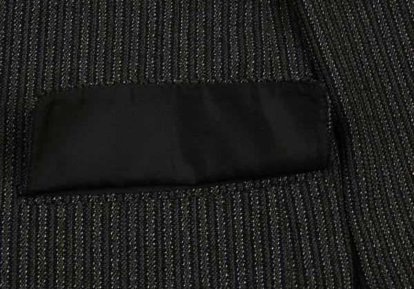 COMME des GARCONS HOMME Wool Striped Weave Jacket K-159829_010