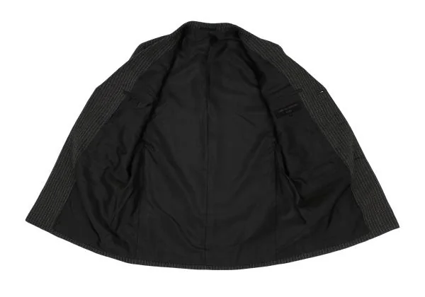 COMME des GARCONS HOMME Wool Striped Weave Jacket K-159829_011