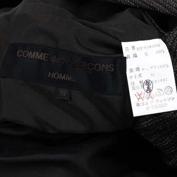 COMME des GARCONS HOMME Wool Striped Weave Jacket K-159829_016