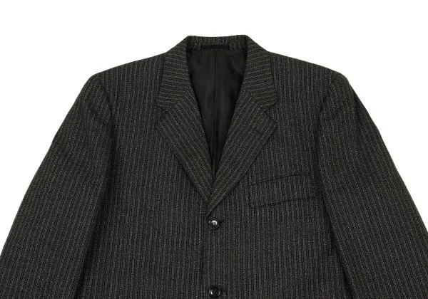COMME des GARCONS HOMME Wool Striped Weave Jacket & Pants K-159831_003