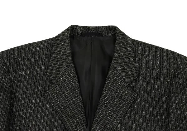 COMME des GARCONS HOMME Wool Striped Weave Jacket & Pants K-159831_004