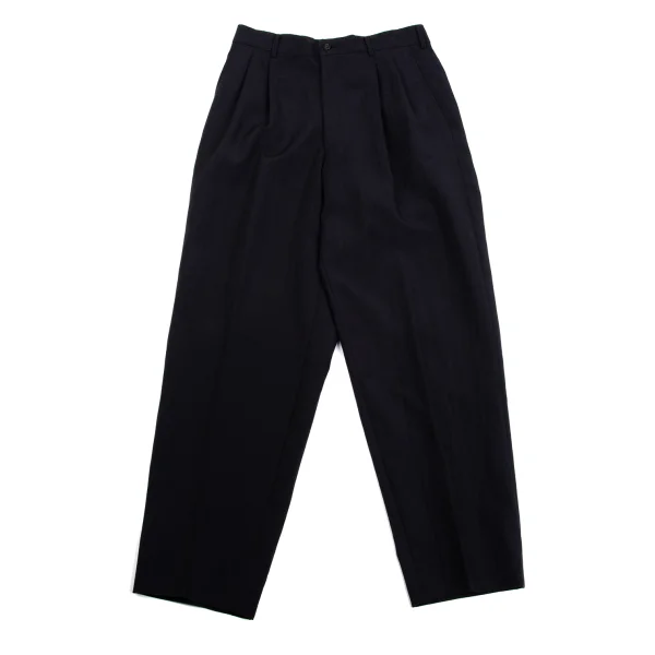 COMME des GARCONS HOMME Wool Tuck Pants Grey S K-159833_001
