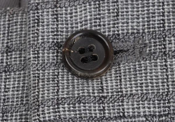 COMME des GARCONS HOMME Wool Cotton Check Woven Pants K-159836_004