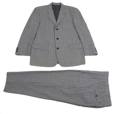 COMME des GARCONS HOMME Wool Cotton Check Woven Jacket & Pants