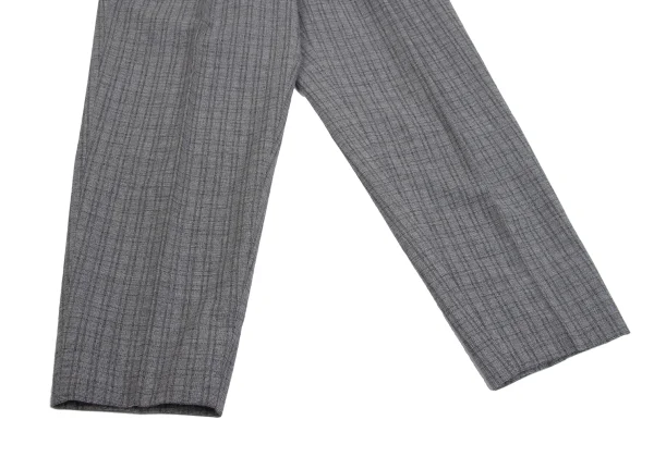 COMME des GARCONS HOMME Wool Cotton Check Woven Jacket & Pants K-159837_014