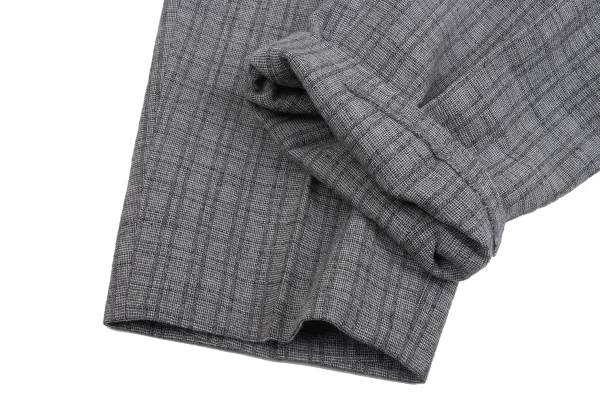 COMME des GARCONS HOMME Wool Cotton Check Woven Jacket & Pants K-159837_015