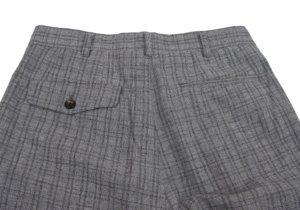 COMME des GARCONS HOMME Wool Cotton Check Woven Jacket & Pants K-159837_018