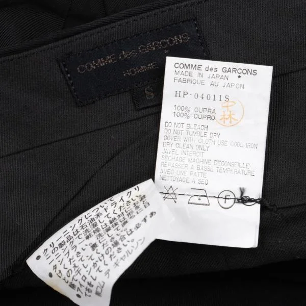 COMME des GARCONS HOMME Shiny Hem Rib Pants K-159839_014