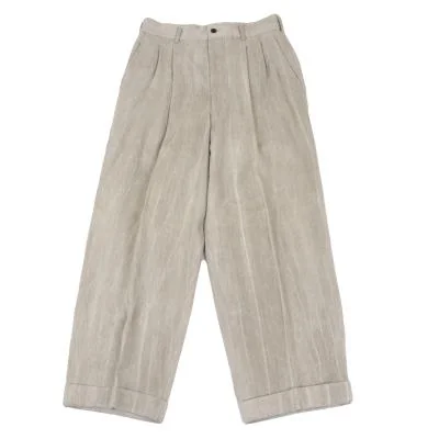 COMME des GARCONS HOMME Wool Blend Pigment Printed Pants