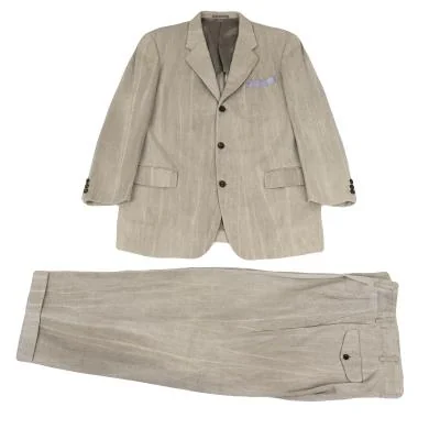 COMME des GARCONS HOMME Wool Blend Pigment Printed Jacket & Pants