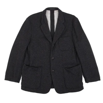 COMME des GARCONS HOMME Silk Blend Color Mix Knit Jacket