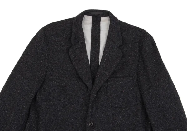COMME des GARCONS HOMME Silk Blend Color Mix Knit Jacket K-159845_002