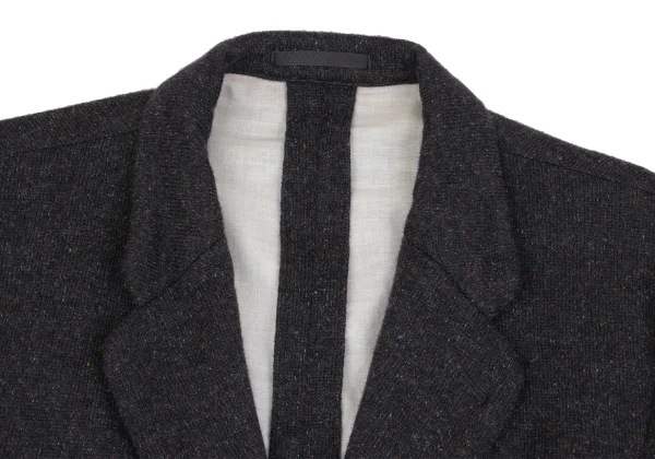 COMME des GARCONS HOMME Silk Blend Color Mix Knit Jacket K-159845_003