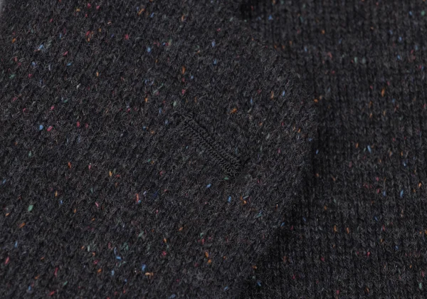 COMME des GARCONS HOMME Silk Blend Color Mix Knit Jacket K-159845_004