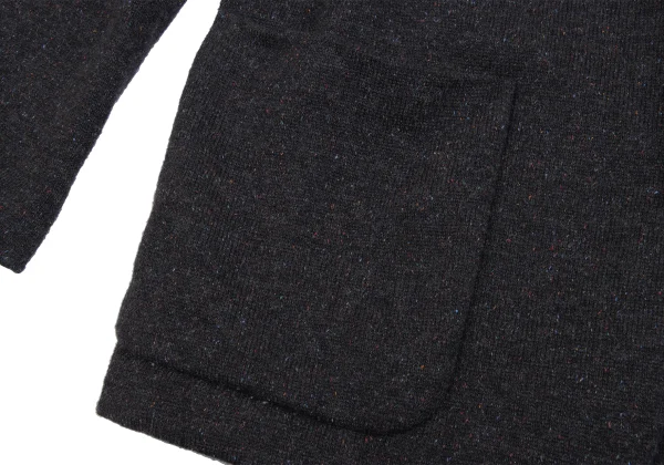 COMME des GARCONS HOMME Silk Blend Color Mix Knit Jacket K-159845_010